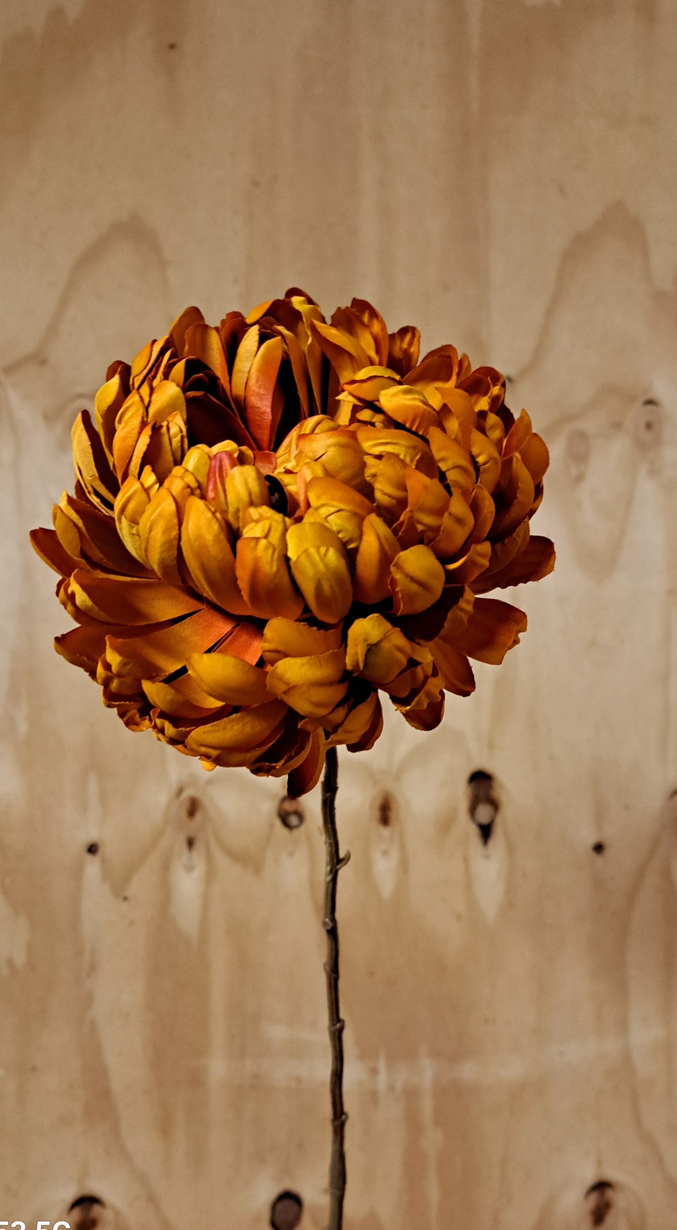 Zijde Chrysant Oranje 76 cm